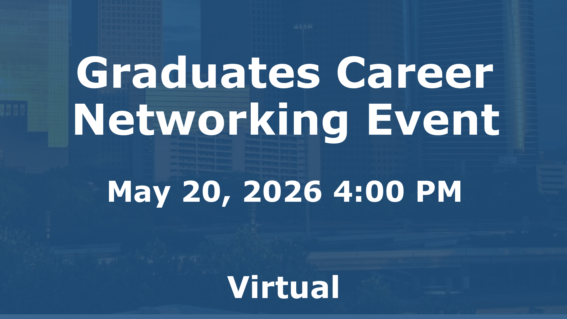 Graduates Career Networking Event event image